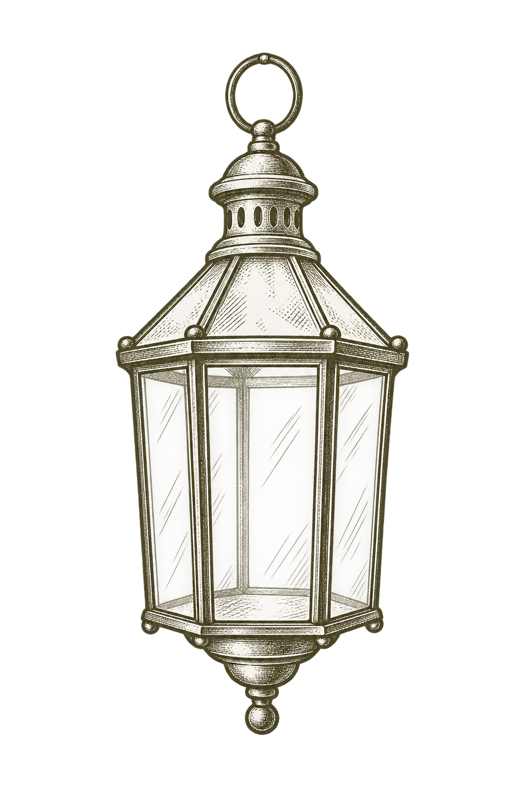 Hanging lantern · rebuilt high resolution